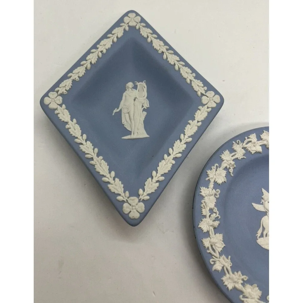Two‎ Wedgwood Small Plates Signed By John H. Wedgwood March 27, 1989